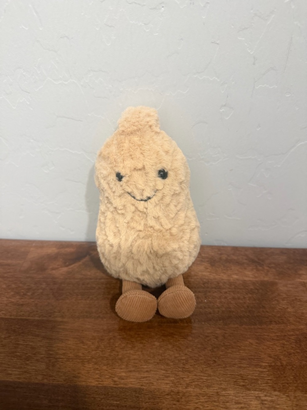 Jellycat Plush Beige Smiling Peanut Plush